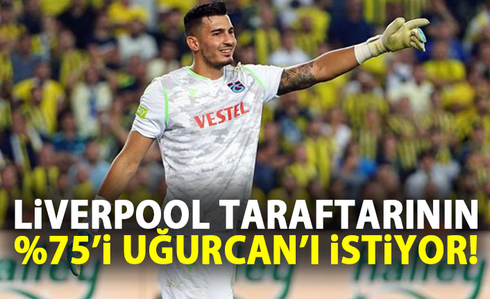 Liverpool'da Trabzonspor'un kalecisi Uğurcan Çakır için anket düzenlendi