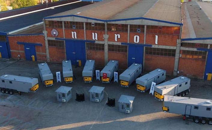 Emniyet güçlerine mobil zırhlı konteyner