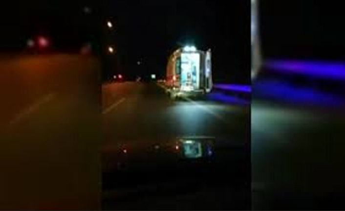 ’Şoförüm’ deyip, ambulansı kaçırdı