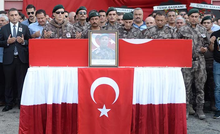 Şehit Özel Harekat Şube Müdürü Kansuva son yolculuğuna uğurlandı