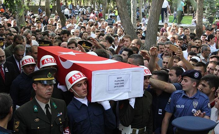 Şehit Uzman Onbaşı Sarı son yolculuğuna uğurlandı