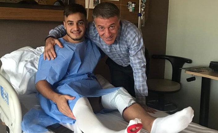 Trabzonspor'da Yusuf Sarı ameliyat oldu