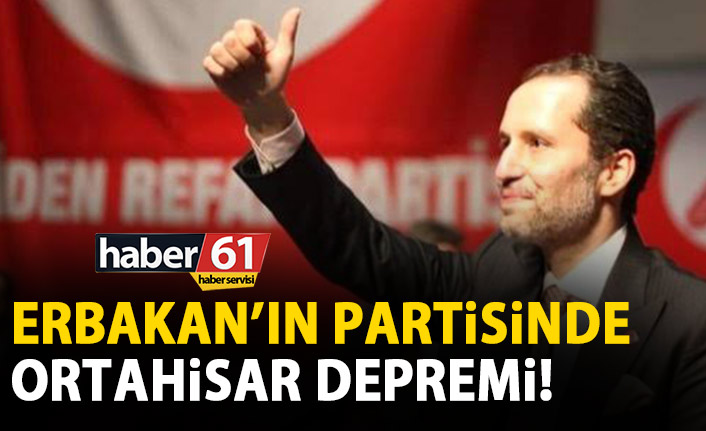 Fatih Erbakan’ın partisinde Ortahisar depremi