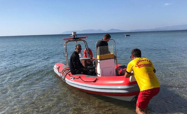 Ayvalık'ta denizde kaybolan yaşlı kadın bulundu