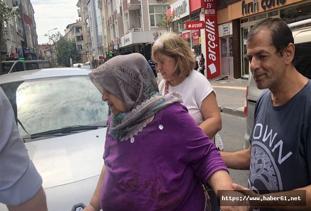 Yaşlı kadına gaspçı saldırısı