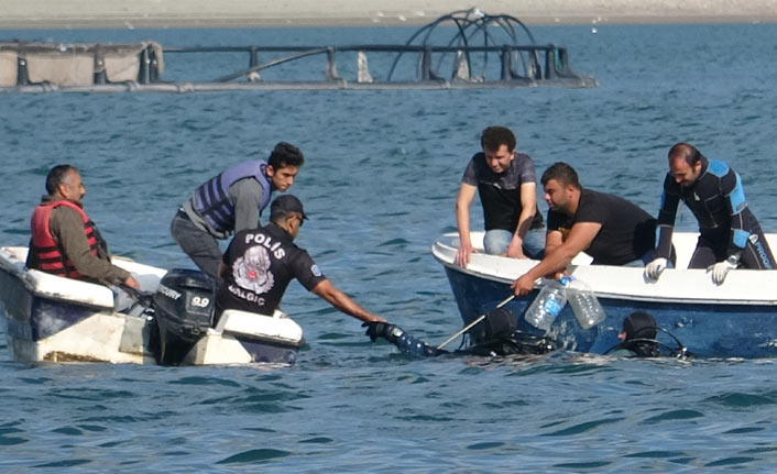 Gölde kaybolan yabancı uyruklu işçiye ulaşılamadı!
