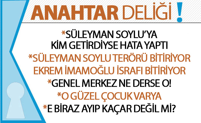 Anahtar Deliği 18.09.2019 Trabzon’da Göç İdaresi Tartışması ve Siyaset Kulisleri Gündemde