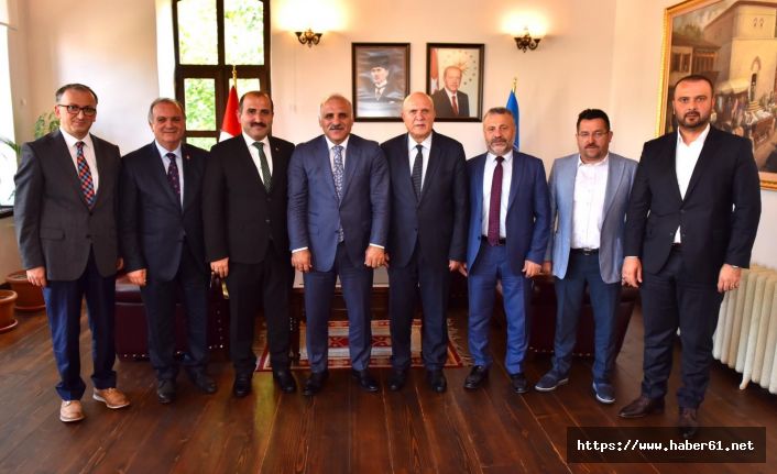 Bayburt Belediye başkanından Trabzon'a ziyaret