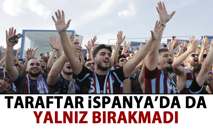 Taraftar Trabzonspor'u yalnız bırakmadı!