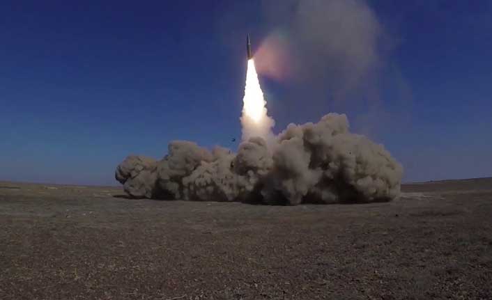 Dev tatbikatta bu kez balistik füze kullanıldı