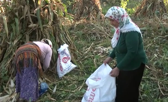 Trabzon'da kadınların kış hazırlıkları başladı