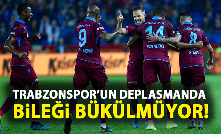 Trabzonspor'un deplasmanda bileği bükülmüyor!