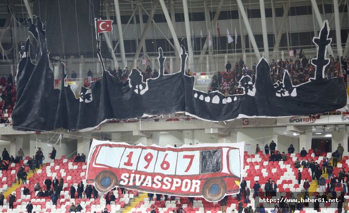Sivasspor taraftarından Trabzonspor maçına özel hazırlık