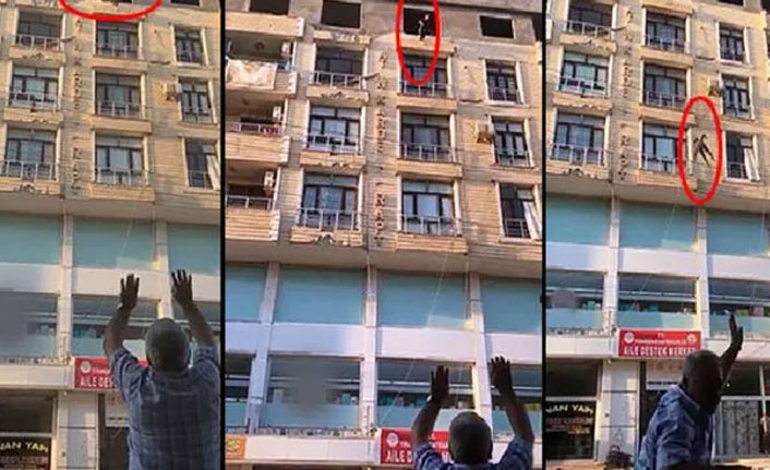Genç kız 6. kattan atladı...
