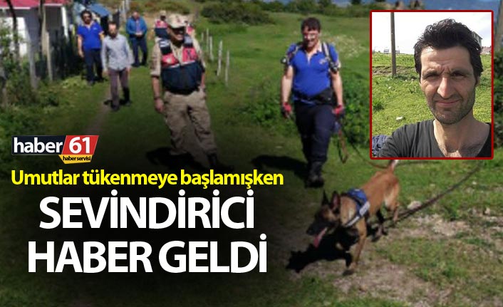 Akçaabat’ta kayıp kişiden sevindirici haber