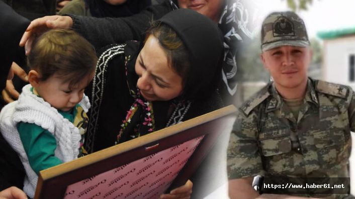 Şehit eşinden yürek yakan sözler: Bak kızım bu senin baban!
