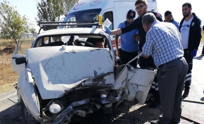 Çavdarhisar'da trafik kazası