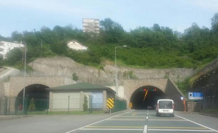 Araklı Tünelinde çalışma 25.09.2019