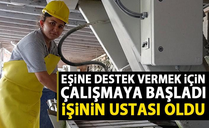 Eşine destek vermek için çalışmaya başladı usta oldu!