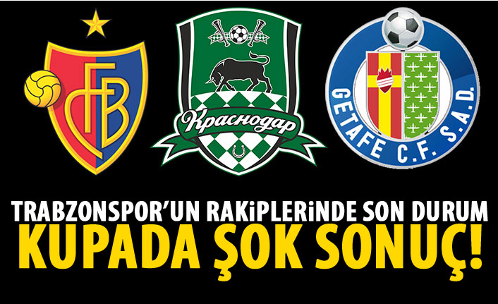 Trabzonspor’un rakipleri Basel, Getafe ve Krasnodar’da son durum!