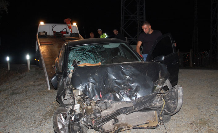 Polisten kaçtı, kaza yapınca yakalandı