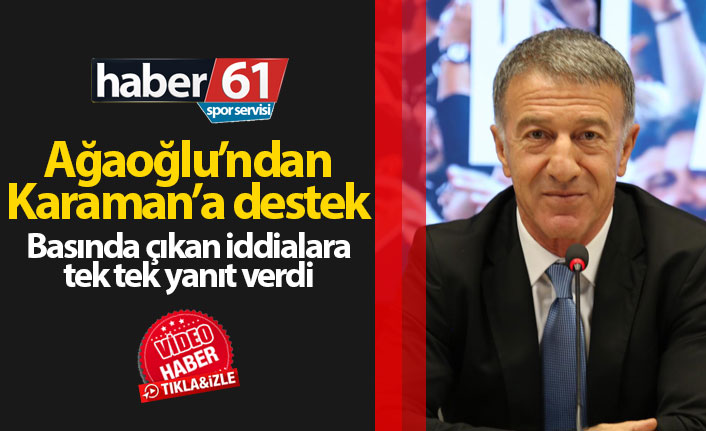 Ahmet Ağaoğlu'ndan Karaman'a destek: Tek Tek açıkladı!