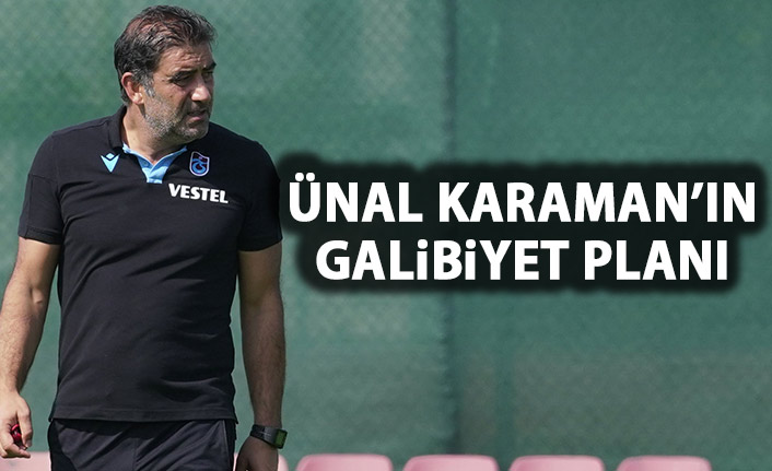 Ünal Karaman'ın galibiyet planı