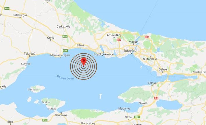 Marmara Denizi’nde 3,8’lik Deprem İstanbul’da Hissedildi