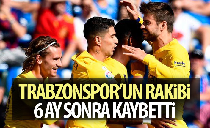 Trabzonspor'un rakibi 6 ay sonra kaybetti!