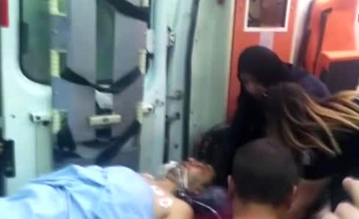 Kestiği ağaç üzerine devrilen kişi, ağır yaralandı