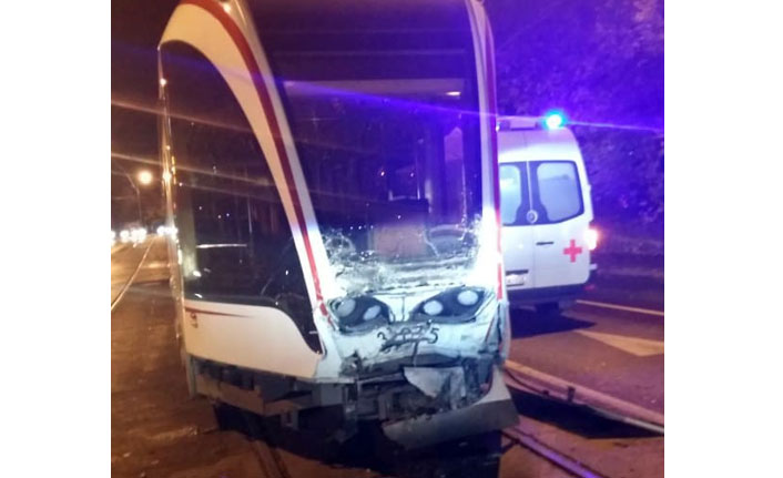 Rusya'da tramvaylar çarpıştı