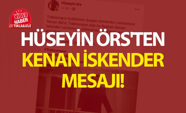 Hüseyin Örs'ten Kenan İskender mesajı