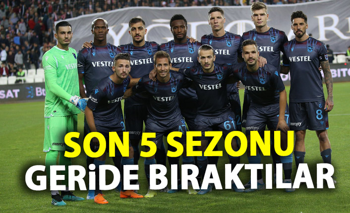 Trabzonspor 5 sezonu geride bıraktı