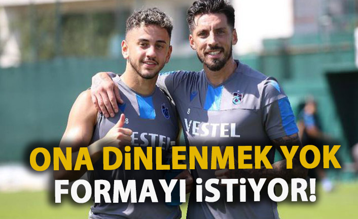 Trabzonspor'un genç oyuncusu formayı kapmak için sıkı çalışıyor