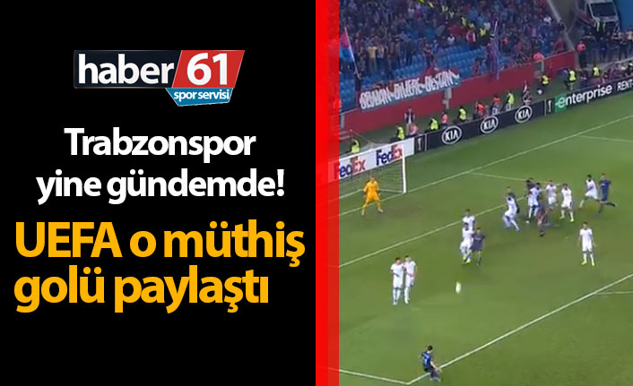 UEFA Abdülkadir'in müthiş golünü paylaştı