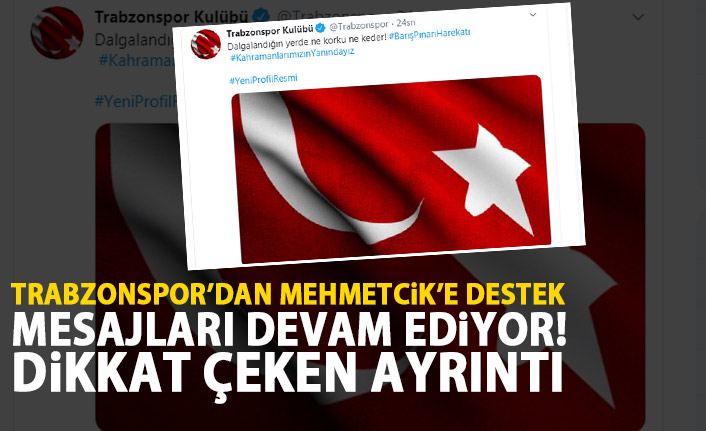 Trabzonspor’dan Barış Pınarı harekatına destek