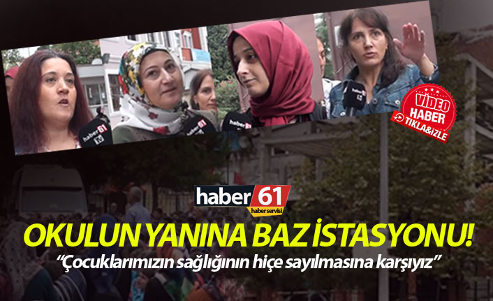 Okulun yanına baz istasyonu kuruldu!