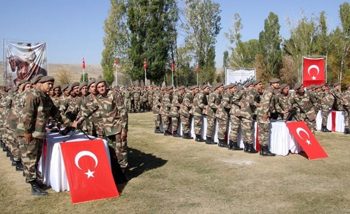 Bedelli askerler yemin etti