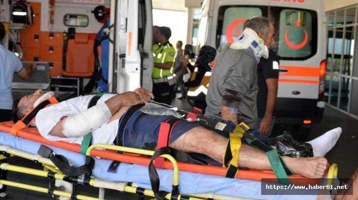 Yolcu otobüsü devrildi: 29 yaralı