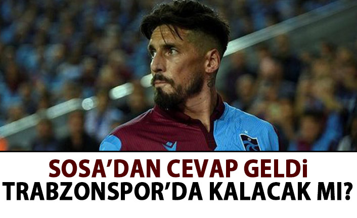 Sosa'dan cevap geldi! Sözleşmesini uzatacak mı?