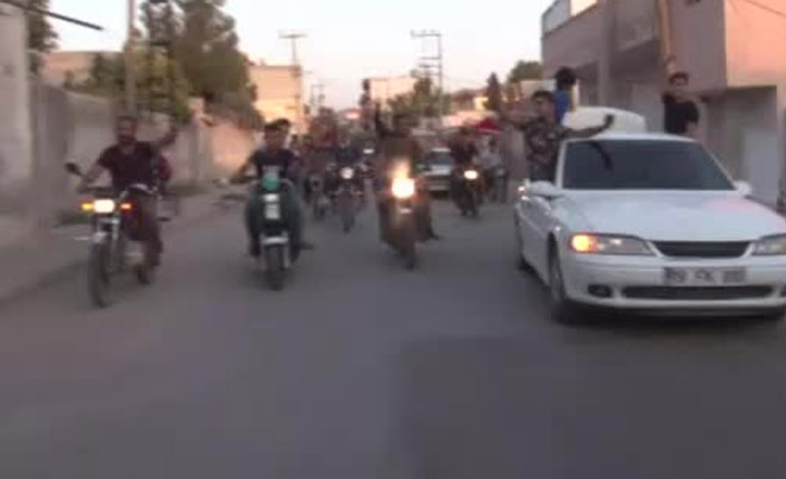 Sınırın iki yakasında Tel Abyad sevinci