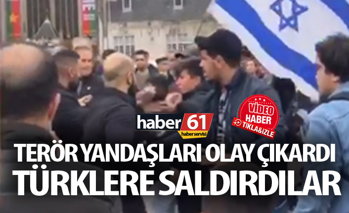Terör yandaşları Hollanda'da Türklere saldırdı