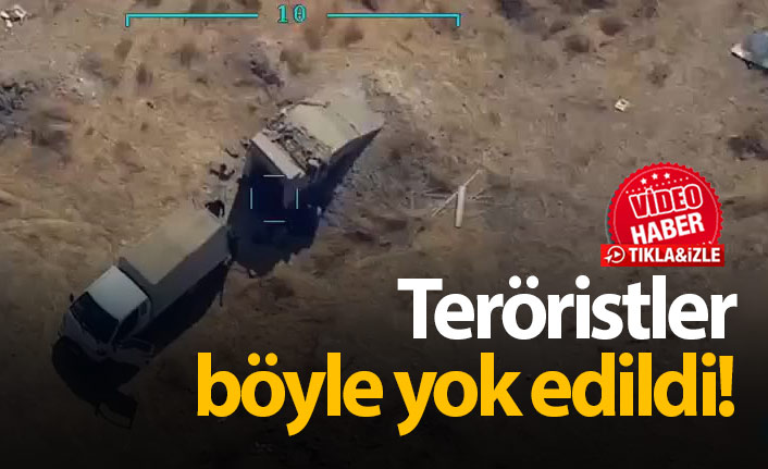 Teröristler böyle yok edildi!
