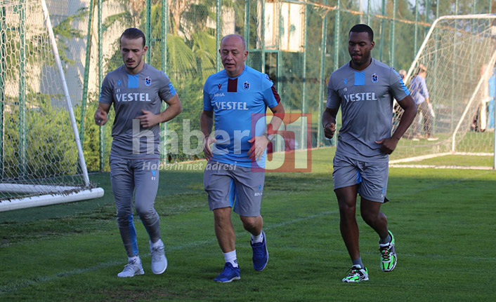 Trabzonspor’da sevindirici gelişme! İkisi de antrenmana çıktı
