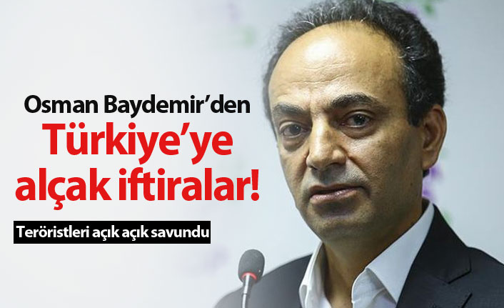 Osman Baydemir'den alçak iftiralar!