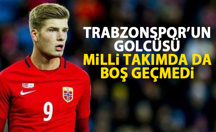 Sörloth Norveç'i ipten aldı!