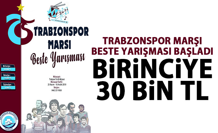 Trabzonspor için marş yarışması başladı! 30 bin Tl ödül!