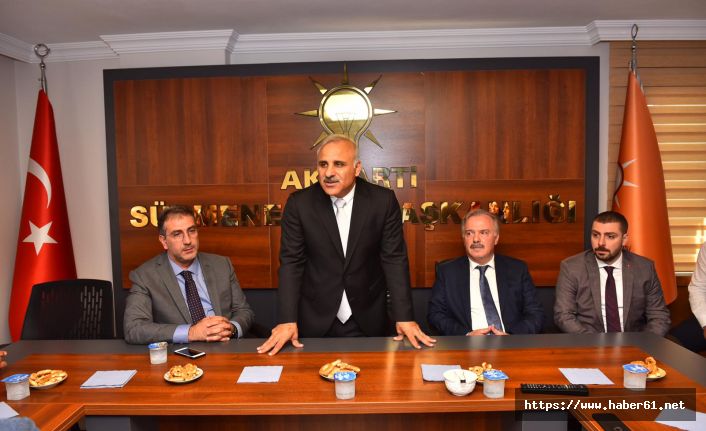 Murat Zorluoğlu Sürmene'de vatandaşlarla buluştu