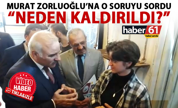 Zorluoğlu'na o soruyu sordu: Neden kaldırıldı?