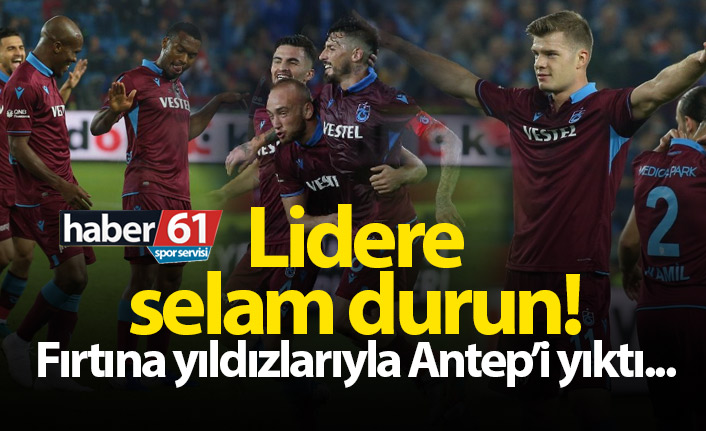 Trabzonspor Gaziantep'i yıldızlarıyla devirdi